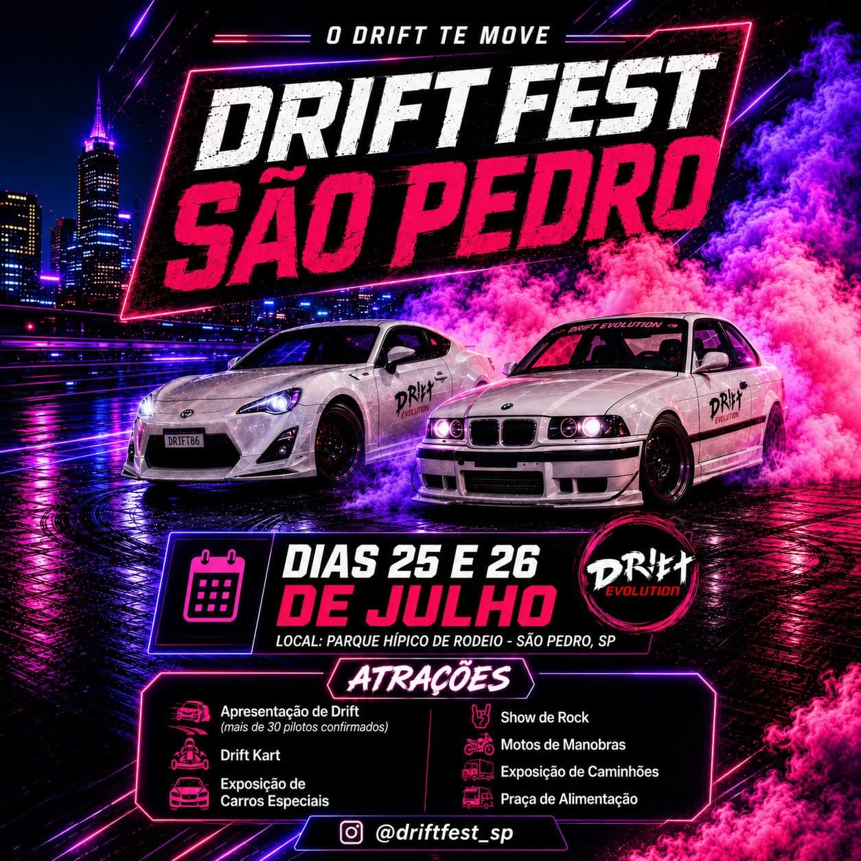 Drift Fest São Pedro 2026